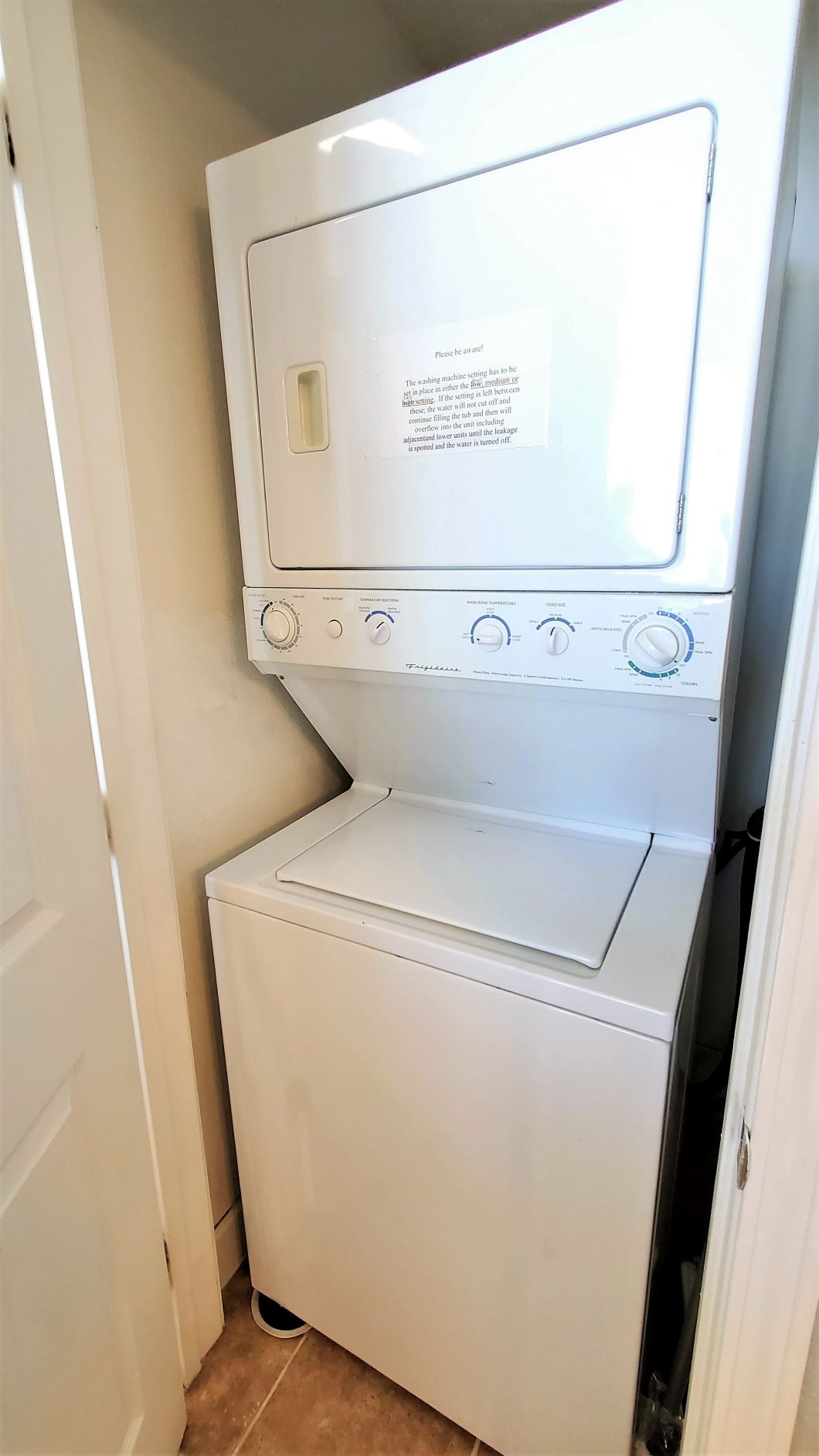 Unit 2007 Washer and Dryer
